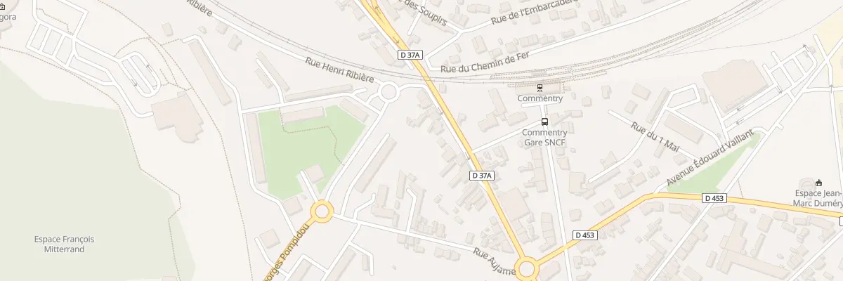 Plan du 99 Rue Jean Jaurès à Commentry
