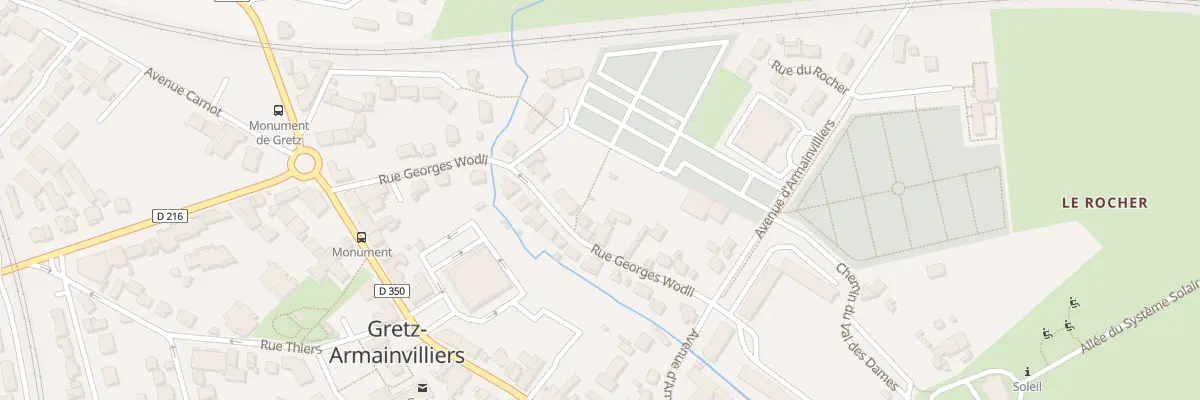 Plan du 10 Rue Georges Wodli à Gretz-Armainvilliers
