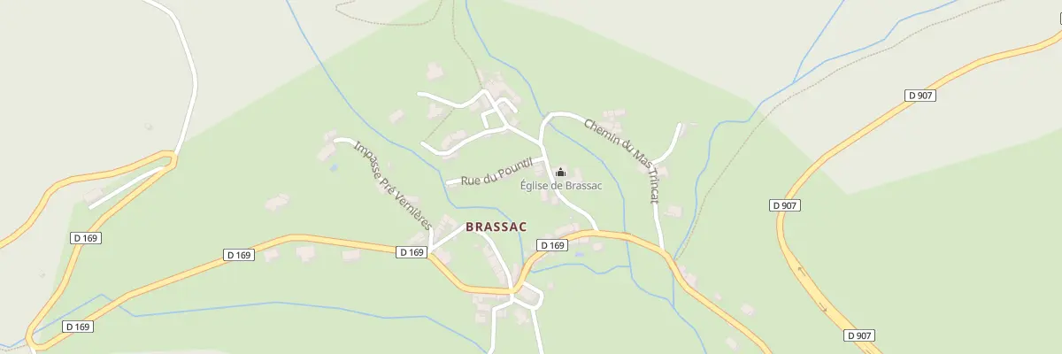 Plan du 5336 Brassac à Saint-Pons-de-Thomières