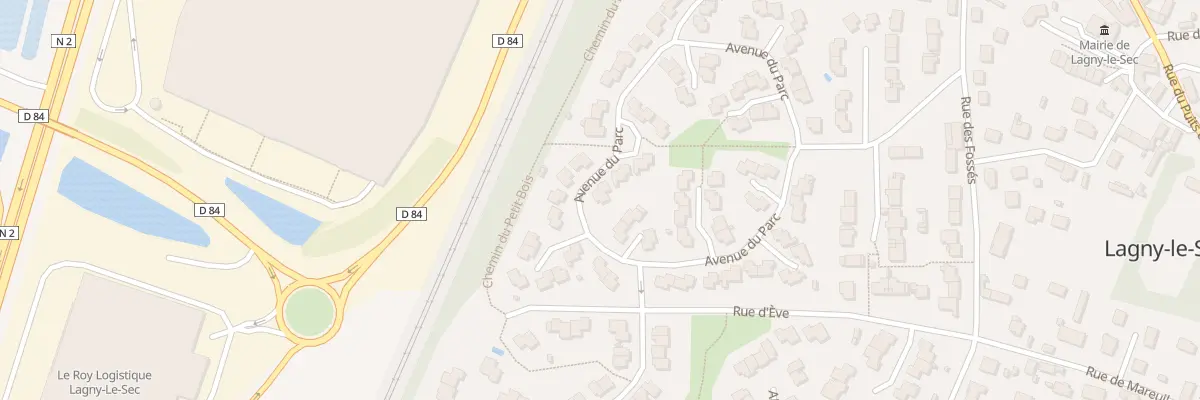 Plan du 37 Av du Parc à Lagny-le-Sec
