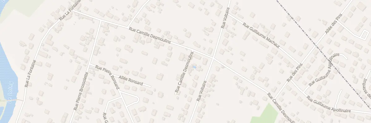 Plan du 34 Rue Camille Desmoulins à Châlette-sur-Loing
