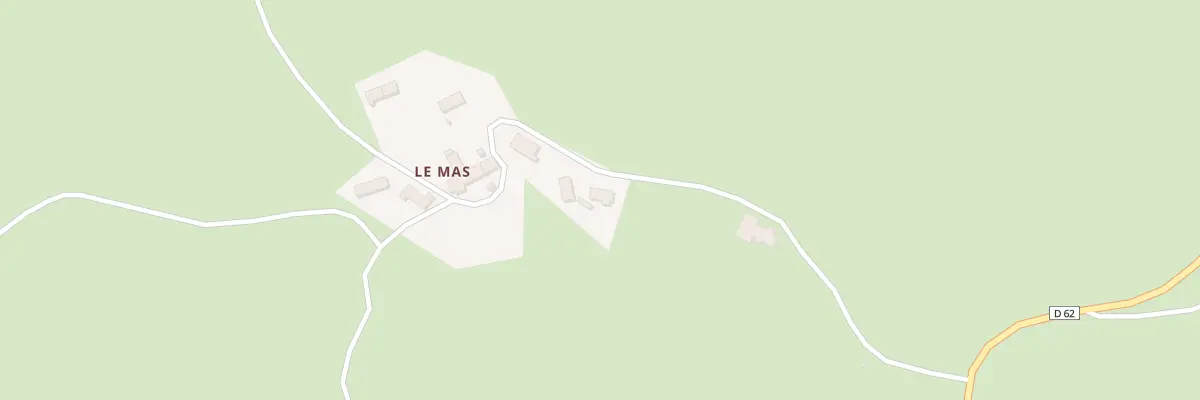 Plan du 2 Le Mas Nord à Marchastel