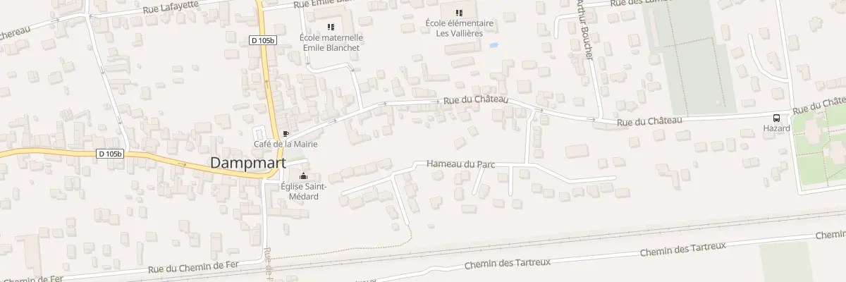 Plan du 16 Rue du Chateau à Dampmart