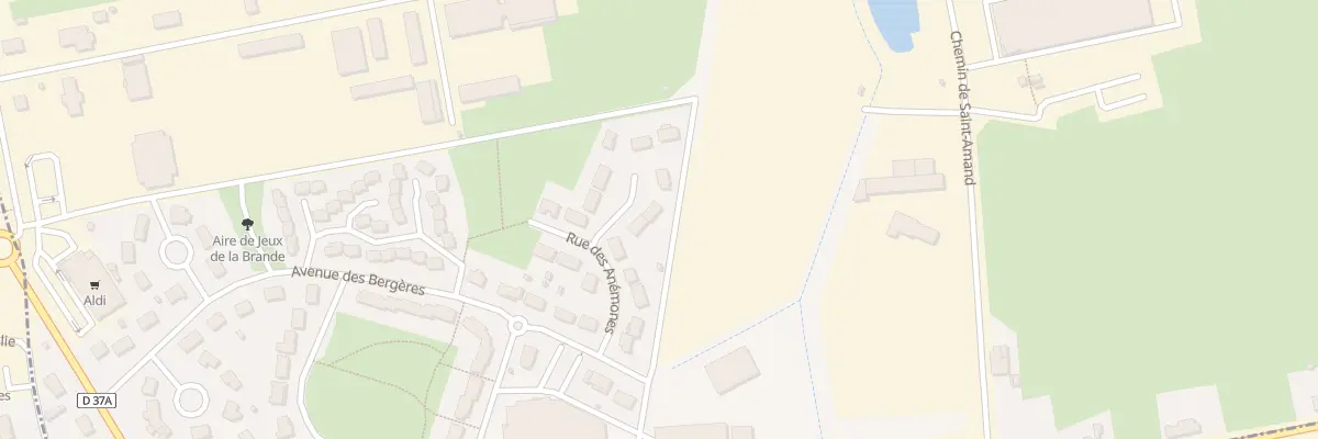 Plan du 6 All des Aubépines à Malicorne