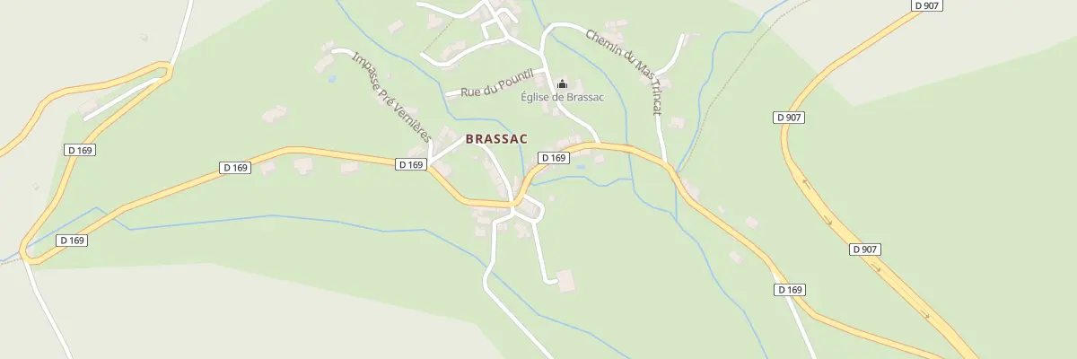 Plan du 5713F Brassac à Saint-Pons-de-Thomières