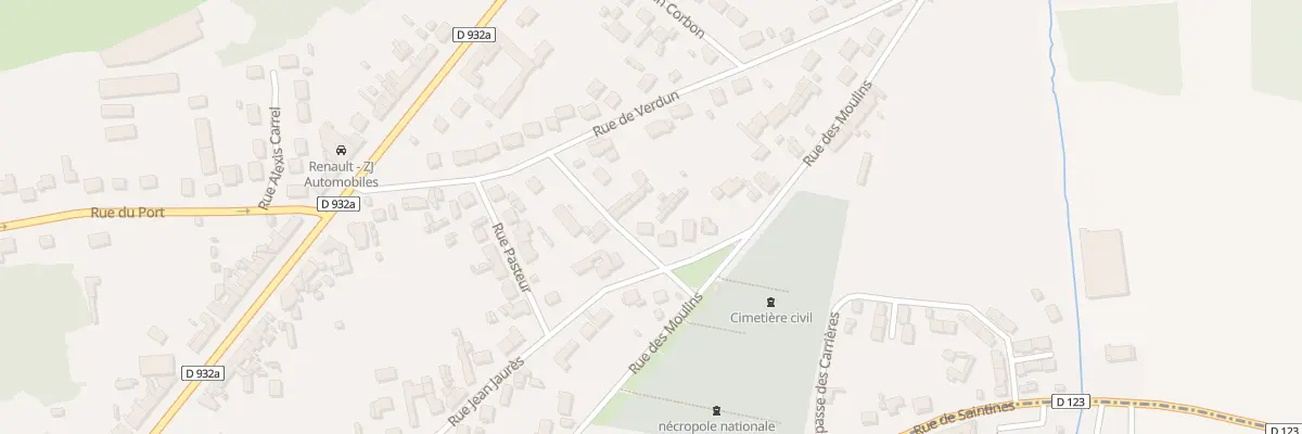 Plan du 2 Rue du Dr Calmette à Verberie