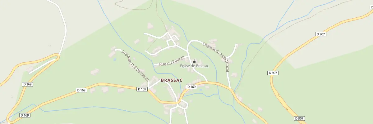Plan du 5237 Brassac à Saint-Pons-de-Thomières
