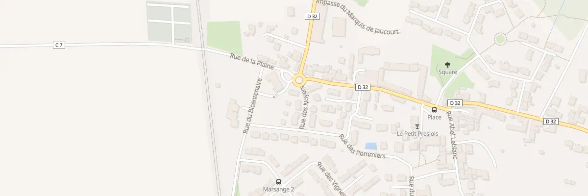 Plan du 2 Rue des Pommiers à Presles-en-Brie