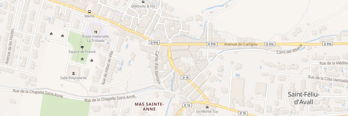 Plan du 367 Av des Vieux Moulins à Saint-Féliu-d’Avall
