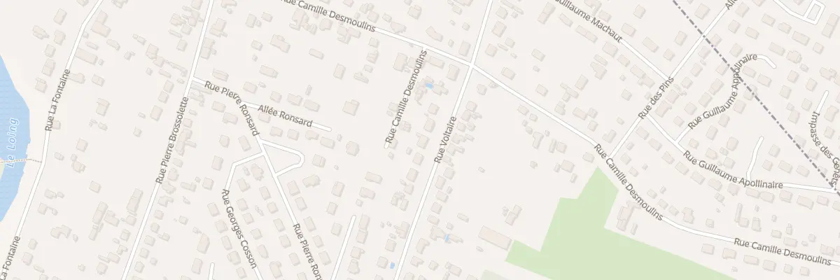 Plan du 93 Rue Voltaire à Châlette-sur-Loing