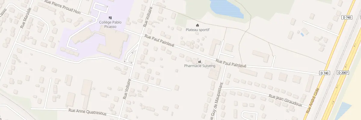 Plan du 12 Rue Paul Painlevé à Châlette-sur-Loing