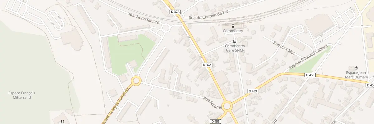 Plan du 95 Rue Jean Jaurès à Commentry