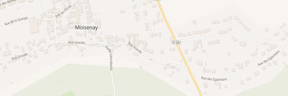 Plan du 9 Rue Grande à Moisenay