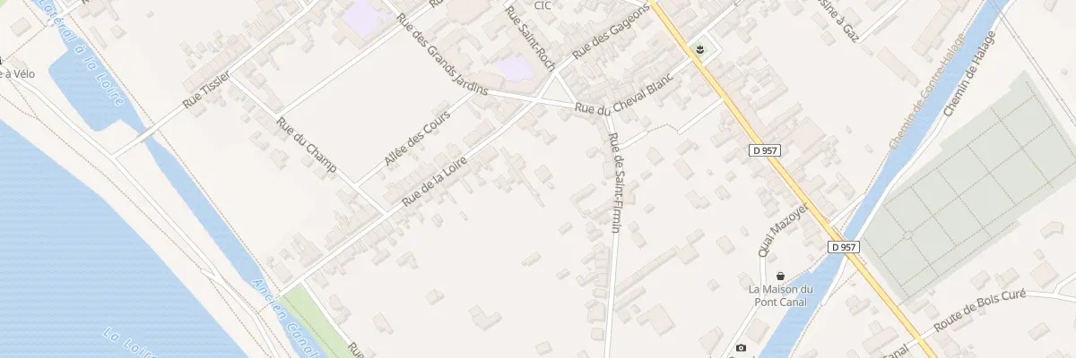 Plan du 7 Rue de la Loire à Briare
