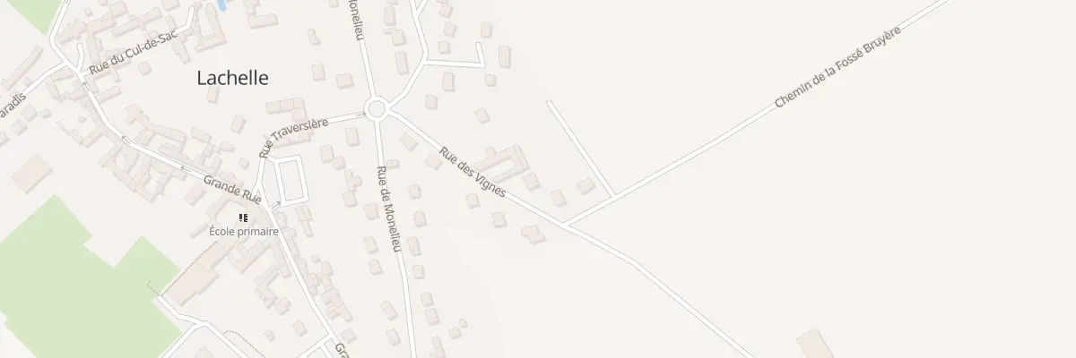 Plan du 3 Rue des Vignes à Lachelle