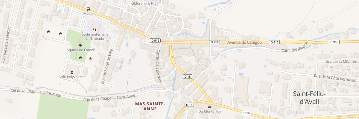 Plan du 364 Imp des Vieux Moulins à Saint-Féliu-d’Avall