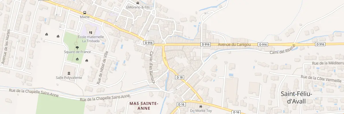 Plan du 2 Imp des Vieux Moulins à Saint-Féliu-d’Avall