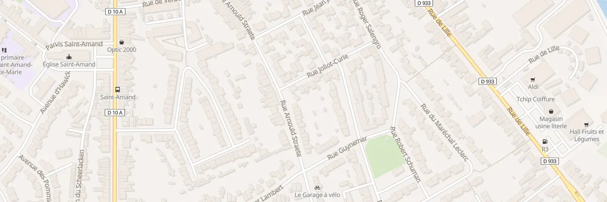 Plan du 71 Rue Arnould Straete à Bailleul