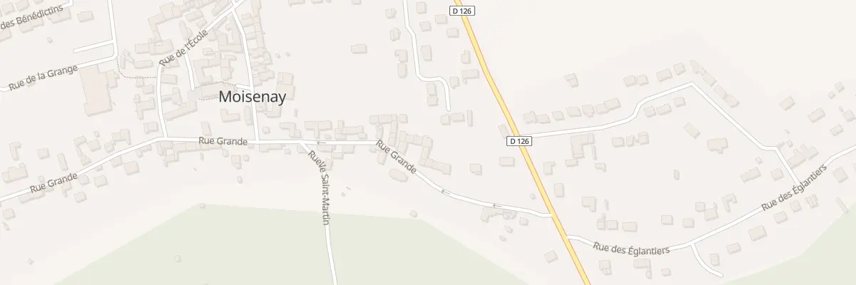 Plan du 9B Rue Grande à Moisenay