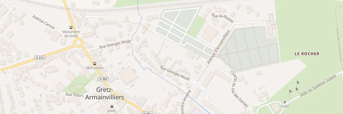 Plan du 8 Rue Georges Wodli à Gretz-Armainvilliers