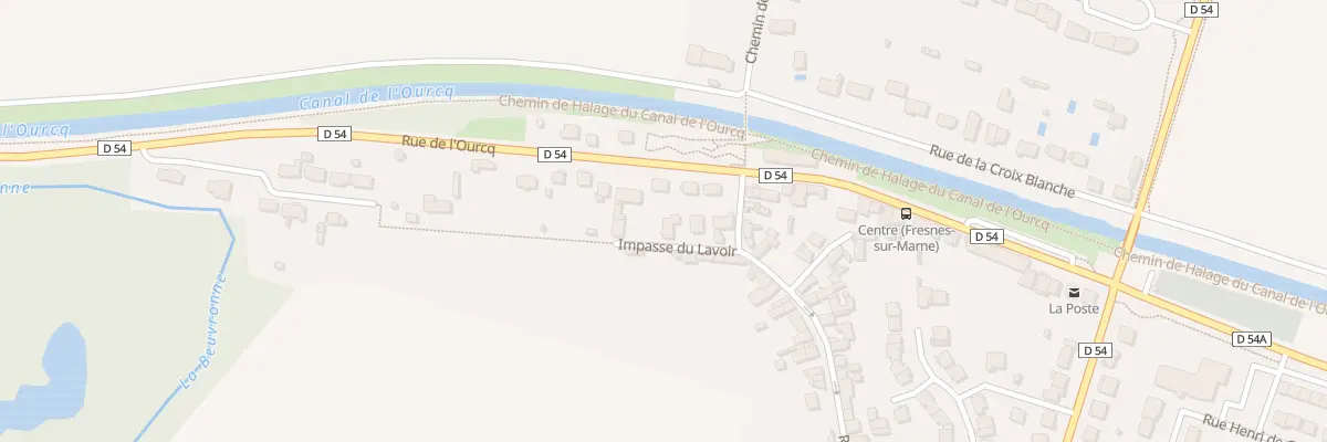 Plan du 6 Imp du Lavoir à Fresnes-sur-Marne