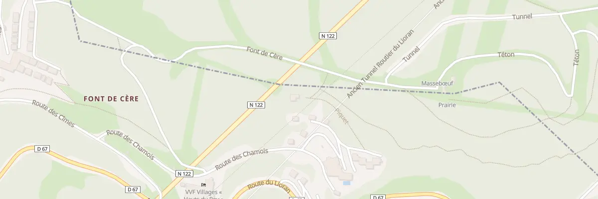 Plan du 7 Rte des Chamois à Saint-Jacques-des-Blats