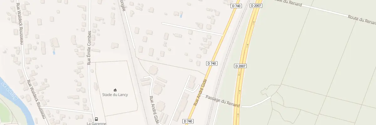 Plan du 3 Rue André Gide à Châlette-sur-Loing