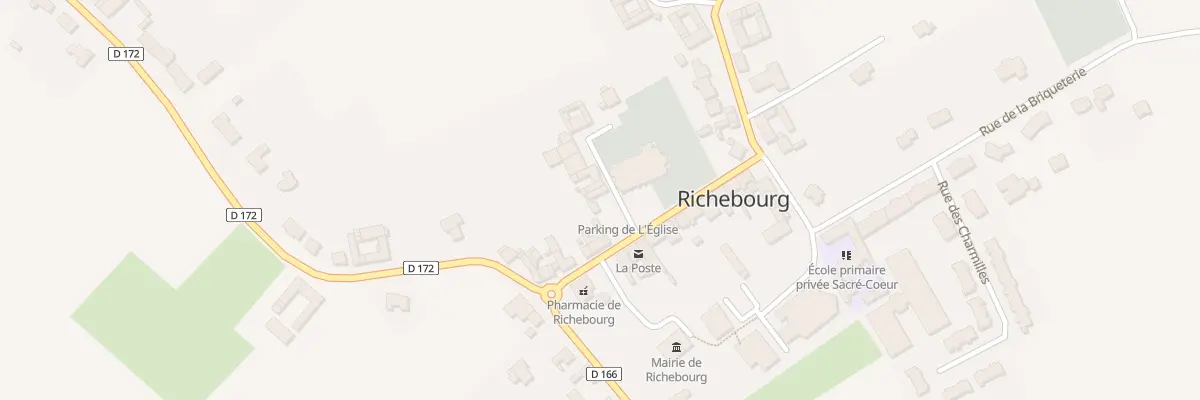 Plan du 2 Rue de l’Eglise à Richebourg