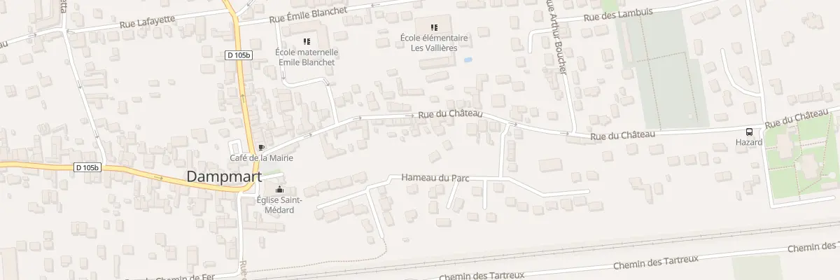 Plan du 34 Rue du Chateau à Dampmart