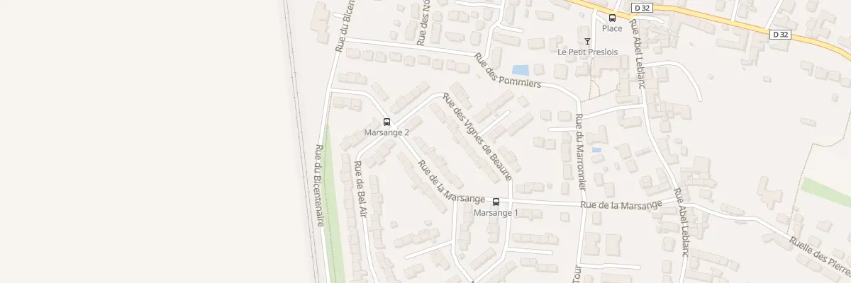 Plan du 30 Rue de la Marsange à Presles-en-Brie