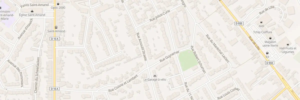 Plan du 85 Rue Arnould Straete à Bailleul