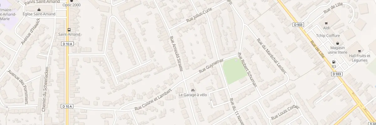 Plan du 89 Rue Arnould Straete à Bailleul
