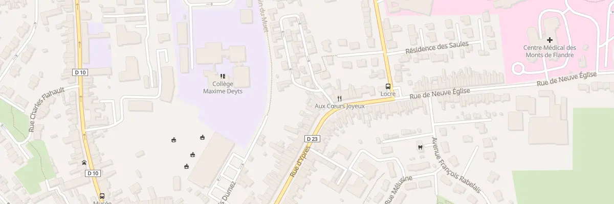 Plan du 87 Rue d’Ypres à Bailleul