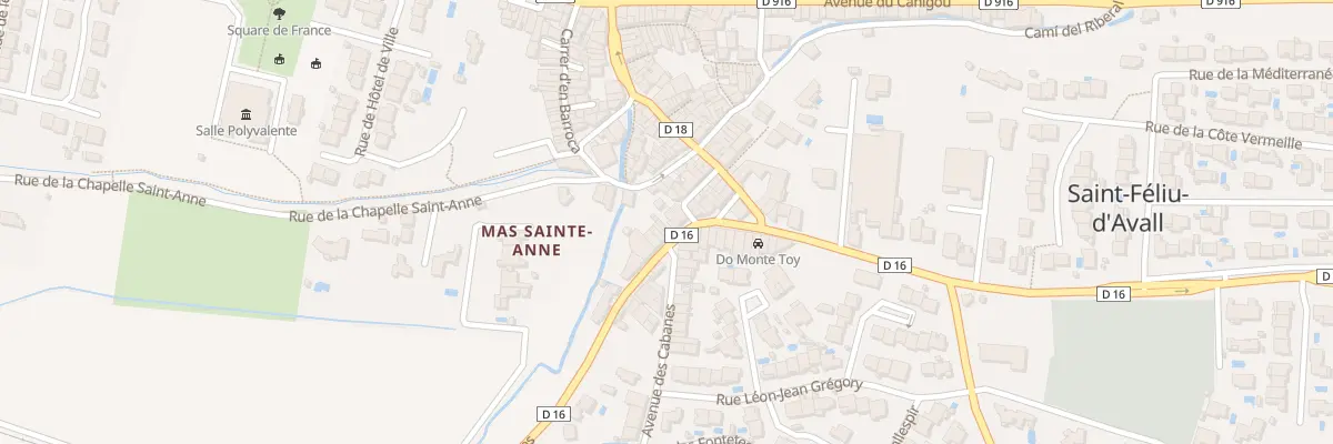 Plan du 32 Av de Las Aires à Saint-Féliu-d’Avall