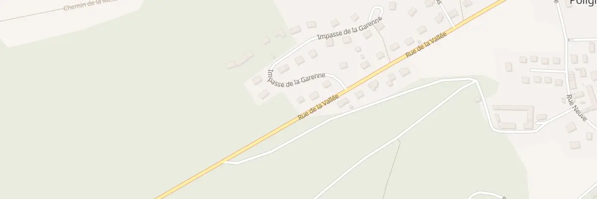 Plan du 2 Rue de la Vallée à Poligny