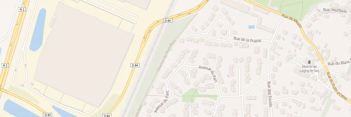 Plan du 30 Av du Parc à Lagny-le-Sec