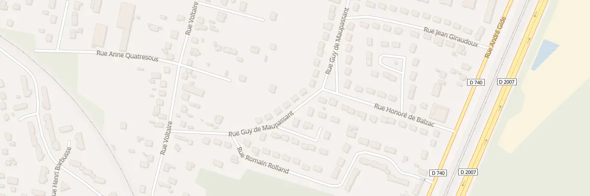 Plan du 16 Rue Guy de Maupassant à Châlette-sur-Loing