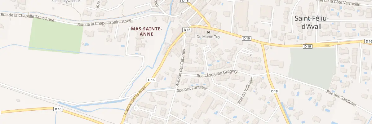Plan du 11 Av des Cabanes à Saint-Féliu-d’Avall