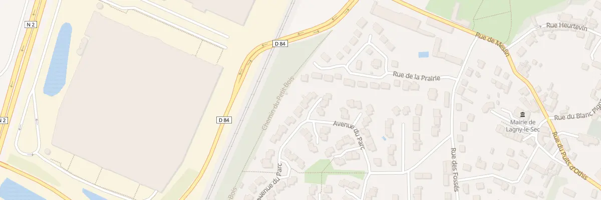 Plan du 28 Av du Parc à Lagny-le-Sec