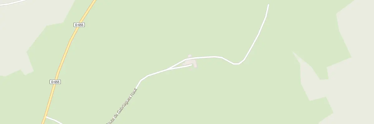 Plan du 335 Rte de Gabriagues Haut à Coubisou