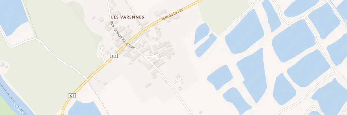 Plan du 93 Rue Grande Varennes à Souppes-sur-Loing