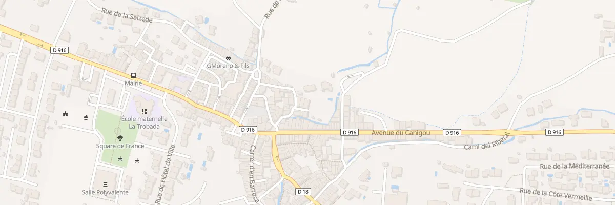 Plan du 12 Rue des Rossignols à Saint-Féliu-d’Avall