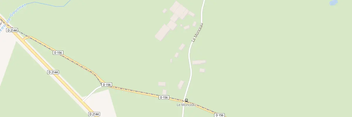 Plan du 5 Le Monceau à La Celle