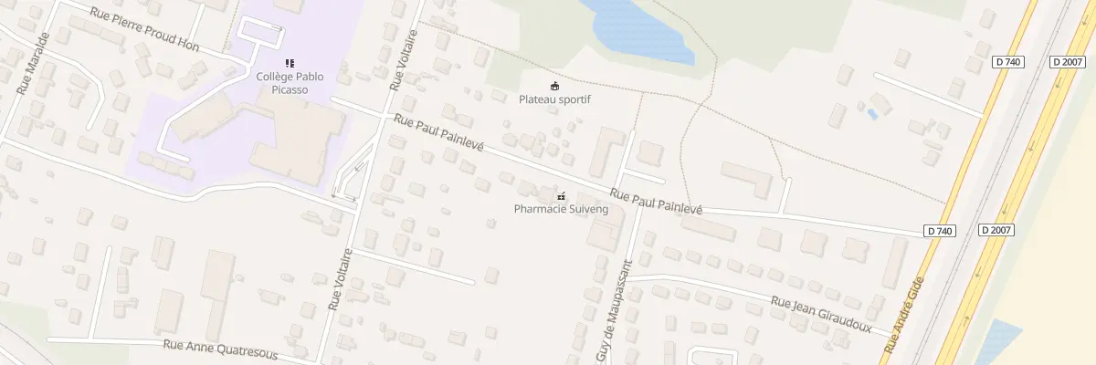 Plan du 16 Rue Paul Painlevé à Châlette-sur-Loing