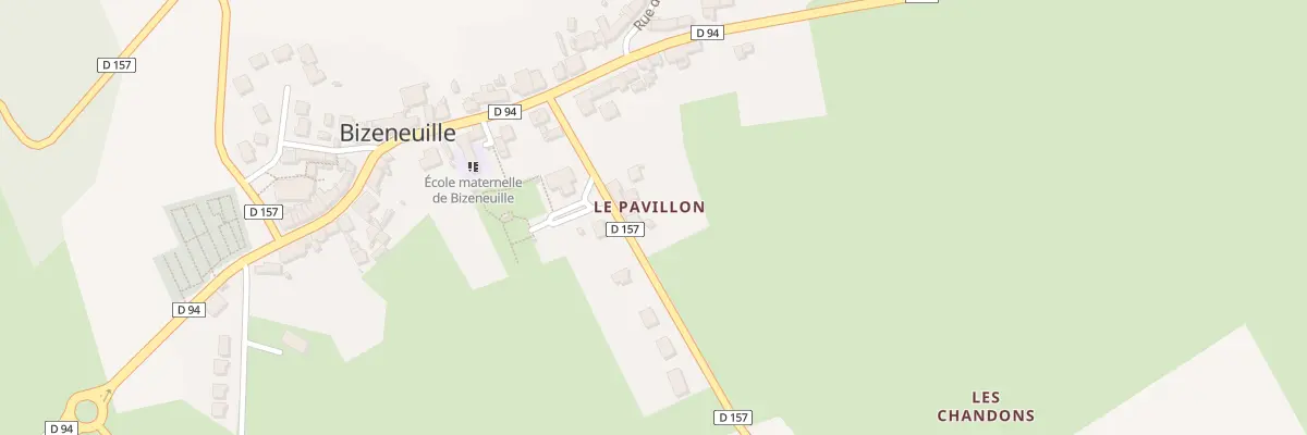 Plan du 7 Rte de Deneuille à Bizeneuille