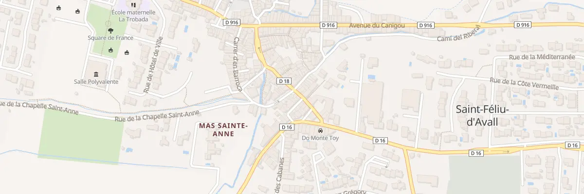Plan du 303 Av des Vieux Moulins à Saint-Féliu-d’Avall