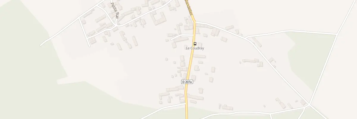 Plan du 17B Rue de Glandelles Coudray à Souppes-sur-Loing