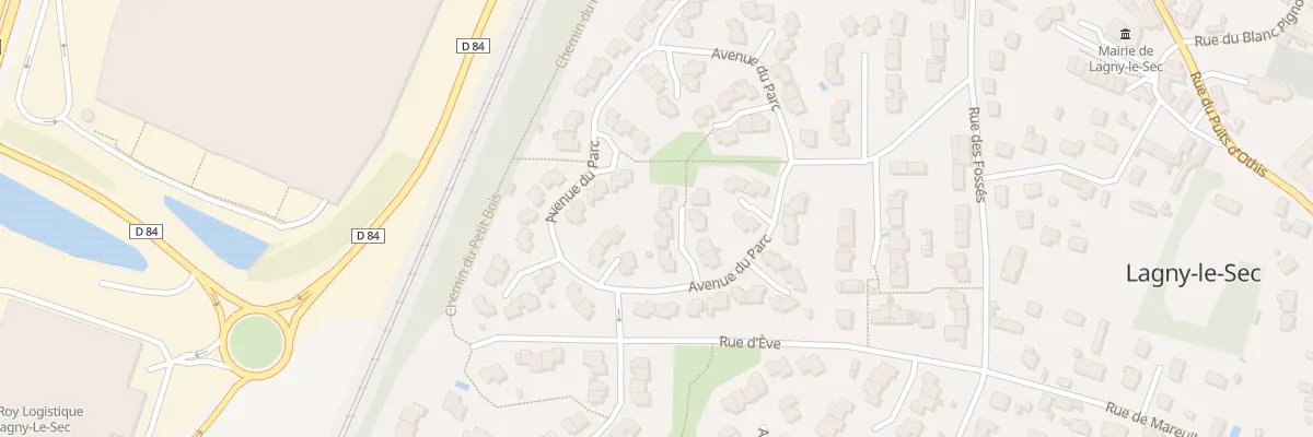 Plan du 49 Av du Parc à Lagny-le-Sec
