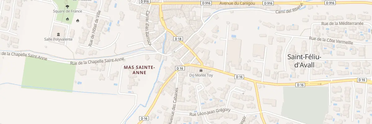 Plan du 292 Av de Las Aires à Saint-Féliu-d’Avall