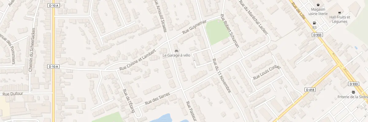 Plan du 13 Rue Pasteur à Bailleul